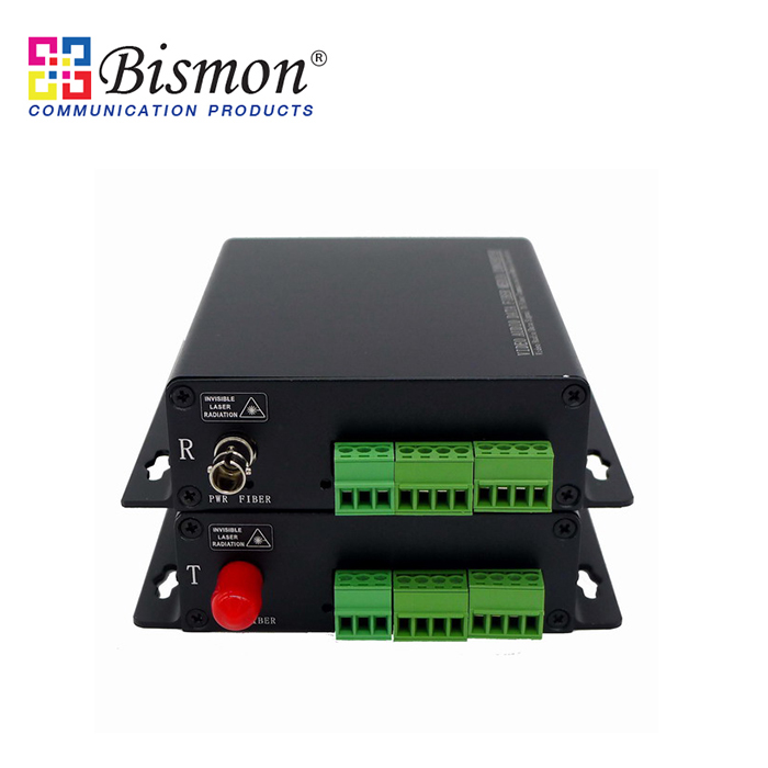 2-CH-BIDI-contact-closure-to-Fiber-optic-Single-fiber-20KM-SM-FC-Connector